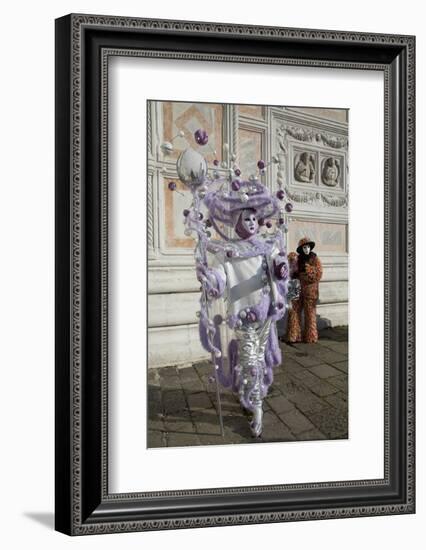 Venice, Italy. Mask and Costumes at Carnival-Darrell Gulin-Framed Photographic Print