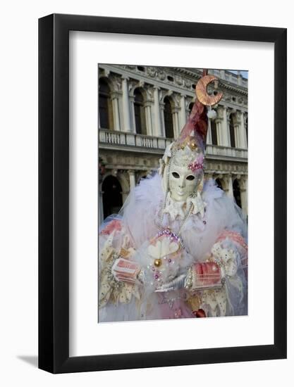 Venice, Italy. Mask and Costumes at Carnival-Darrell Gulin-Framed Photographic Print