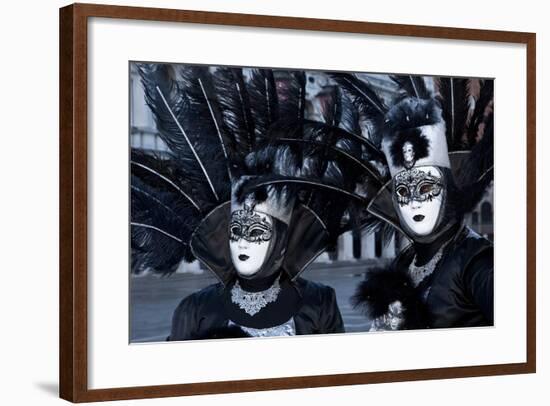 Venice, Italy. Mask and Costumes at Carnival-Darrell Gulin-Framed Photographic Print