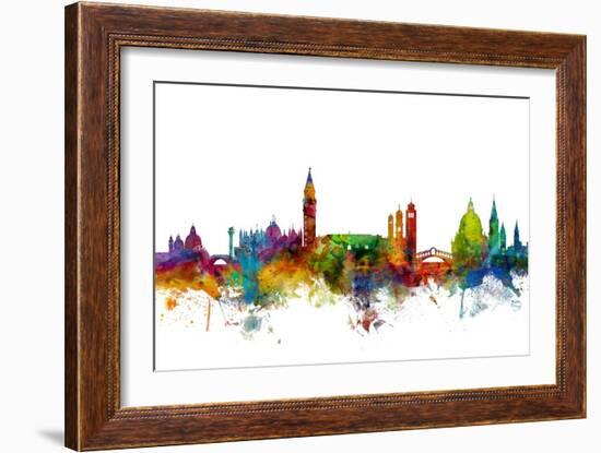 Venice Italy Skyline-Michael Tompsett-Framed Art Print