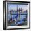 Venice Lagoon with Gondola-Tosh-Framed Art Print