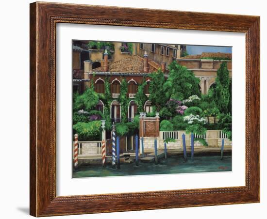Venice Left Bank-Betty Lou-Framed Giclee Print