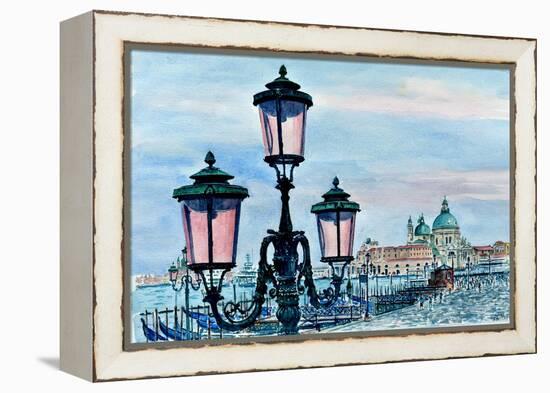 Venice Lights-Anthony Butera-Framed Premier Image Canvas