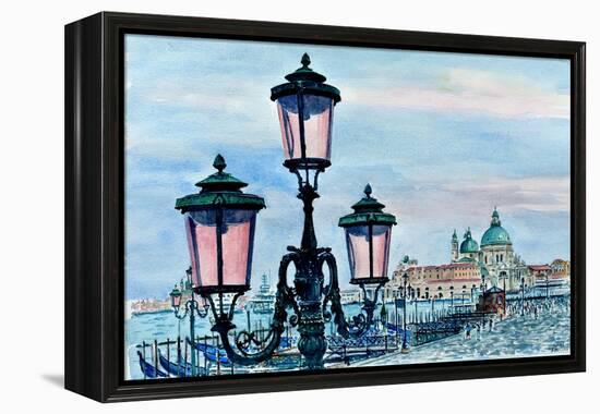 Venice Lights-Anthony Butera-Framed Premier Image Canvas