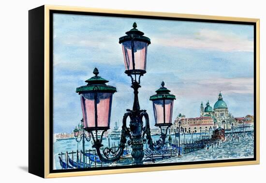 Venice Lights-Anthony Butera-Framed Premier Image Canvas