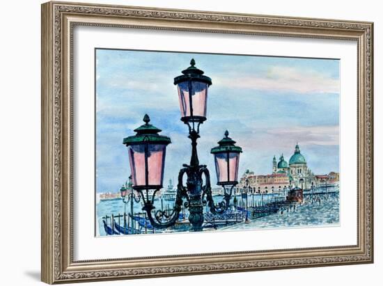 Venice Lights-Anthony Butera-Framed Giclee Print