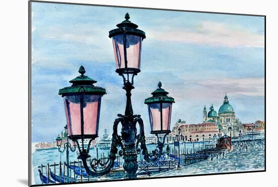 Venice Lights-Anthony Butera-Mounted Giclee Print