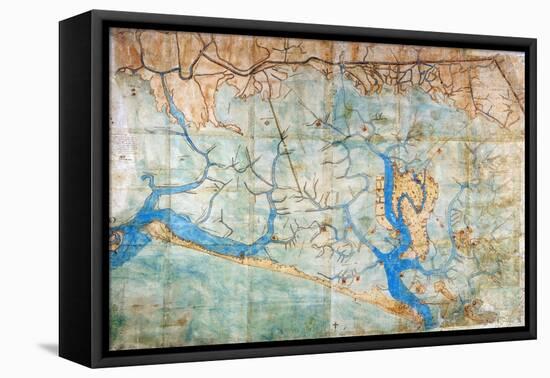 Venice: Map, 1546-Cristoforo Sabbadino-Framed Premier Image Canvas