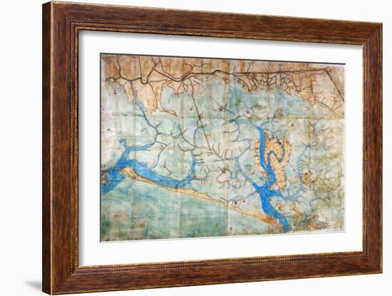 Venice: Map, 1546-Cristoforo Sabbadino-Framed Giclee Print