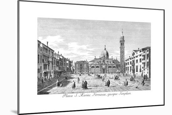 Venice: Maria Formosa-Antonio Visentini-Mounted Giclee Print