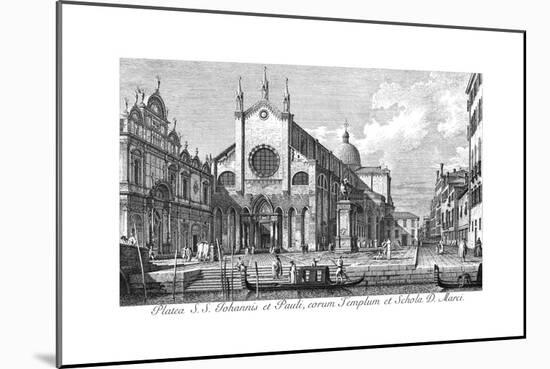 Venice: Monument, 1735-Antonio Visentini-Mounted Giclee Print
