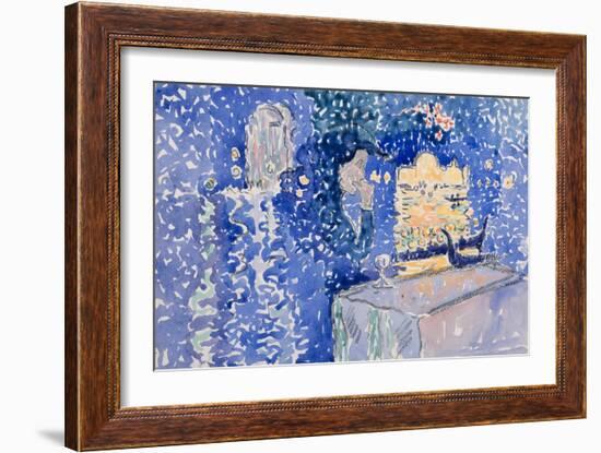 Venice: Night of the Festival of the Redeemer, 1903-Henri-Edmond Cross-Framed Giclee Print