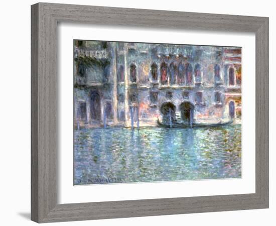 Venice, Palazzo Da Mula, 1908-Claude Monet-Framed Premium Giclee Print