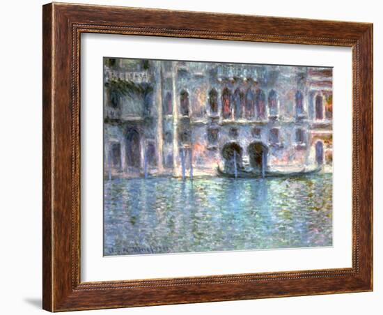 Venice, Palazzo Da Mula, 1908-Claude Monet-Framed Premium Giclee Print