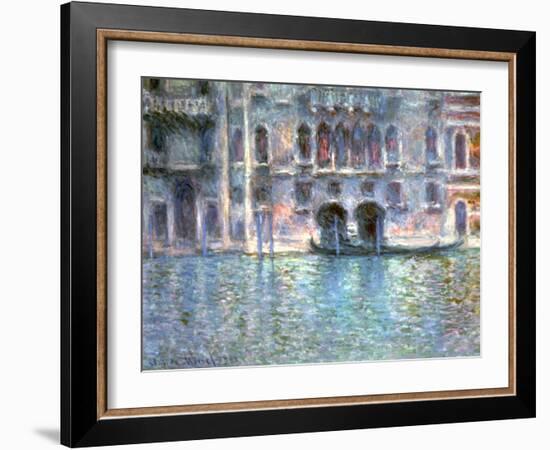 Venice, Palazzo Da Mula, 1908-Claude Monet-Framed Premium Giclee Print