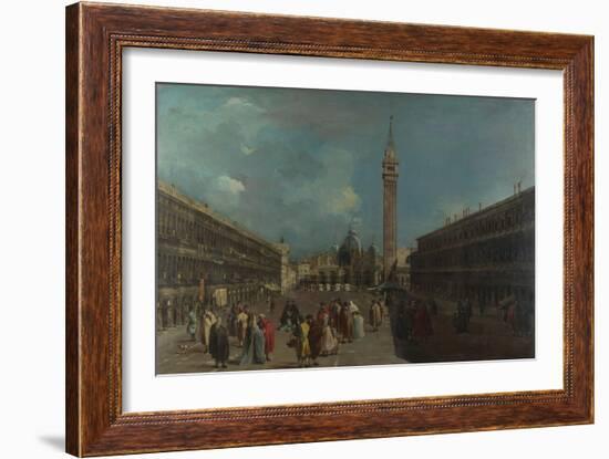 Venice, Piazza San Marco, Ca 1760-Francesco Guardi-Framed Giclee Print