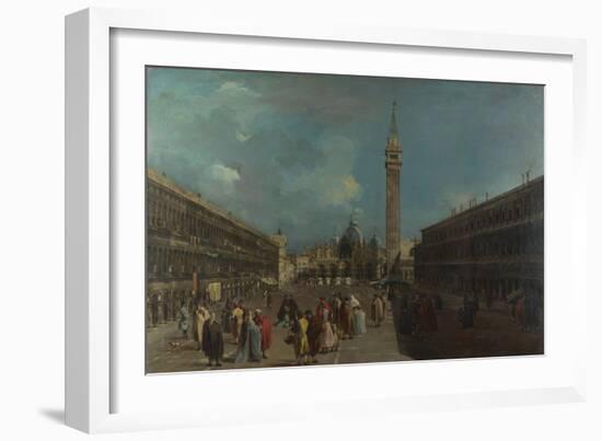 Venice, Piazza San Marco, Ca 1760-Francesco Guardi-Framed Giclee Print