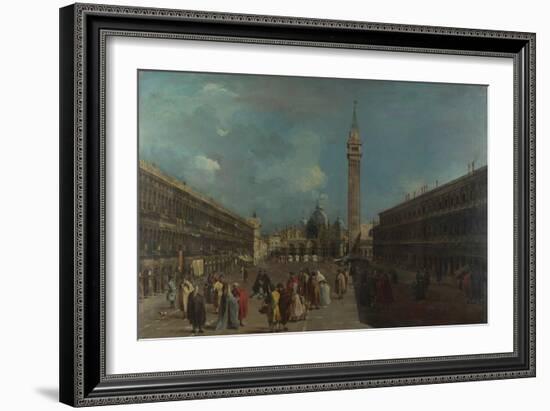 Venice, Piazza San Marco, Ca 1760-Francesco Guardi-Framed Giclee Print