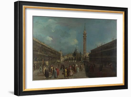 Venice, Piazza San Marco, Ca 1760-Francesco Guardi-Framed Giclee Print