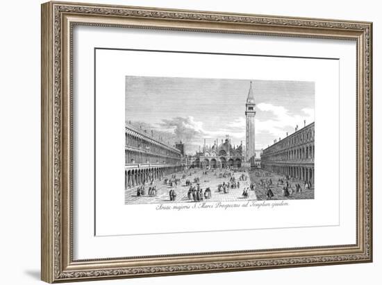 Venice: Piazza San Marco-Antonio Visentini-Framed Giclee Print