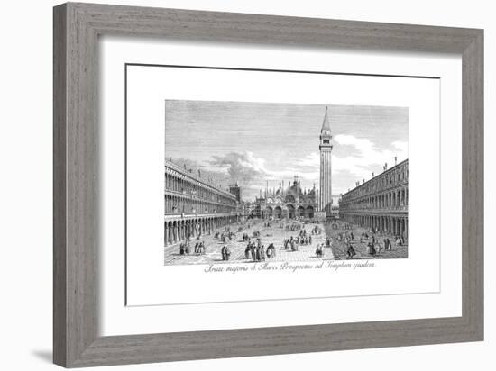 Venice: Piazza San Marco-Antonio Visentini-Framed Giclee Print