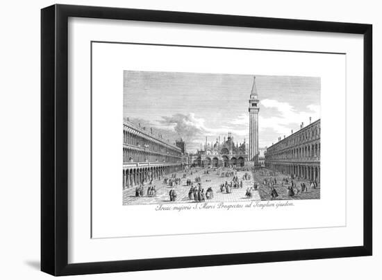 Venice: Piazza San Marco-Antonio Visentini-Framed Giclee Print