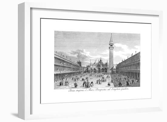 Venice: Piazza San Marco-Antonio Visentini-Framed Giclee Print