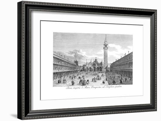 Venice: Piazza San Marco-Antonio Visentini-Framed Giclee Print