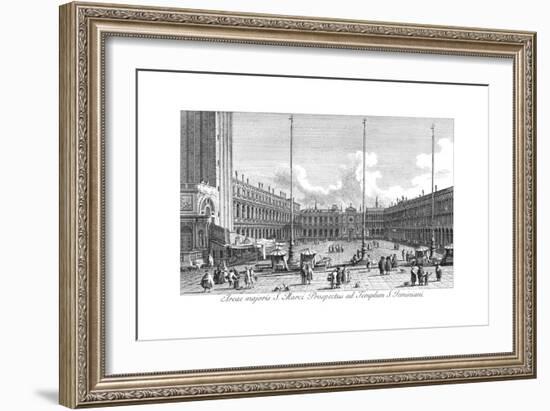 Venice: Piazza San Marco-Antonio Visentini-Framed Giclee Print