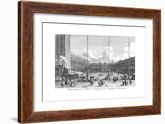 Venice: Piazza San Marco-Antonio Visentini-Framed Giclee Print