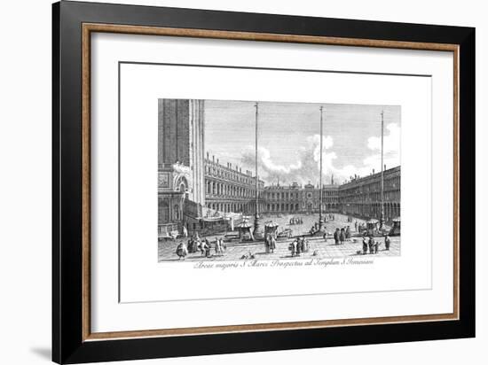 Venice: Piazza San Marco-Antonio Visentini-Framed Giclee Print