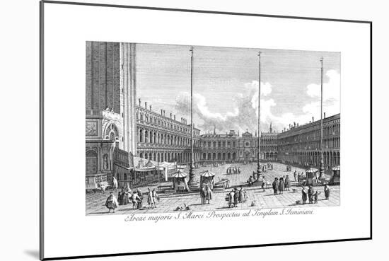 Venice: Piazza San Marco-Antonio Visentini-Mounted Giclee Print