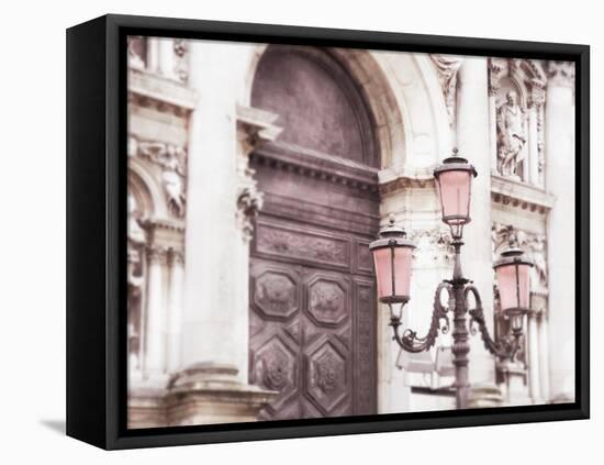 Venice Pink Lanterns II-Sonja Quintero-Framed Premier Image Canvas