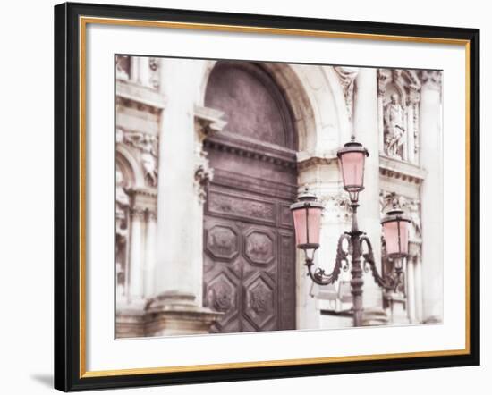 Venice Pink Lanterns II-Sonja Quintero-Framed Photographic Print