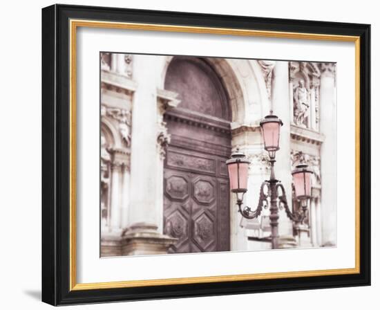 Venice Pink Lanterns II-Sonja Quintero-Framed Photographic Print