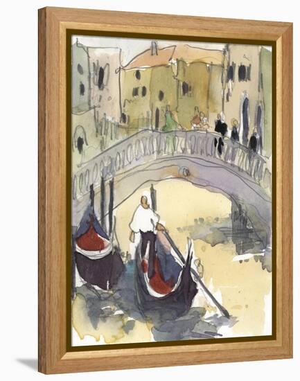 Venice Plein Air III-Samuel Dixon-Framed Stretched Canvas