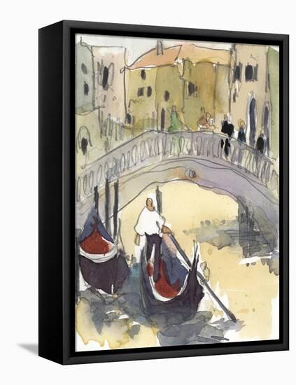 Venice Plein Air III-Samuel Dixon-Framed Stretched Canvas