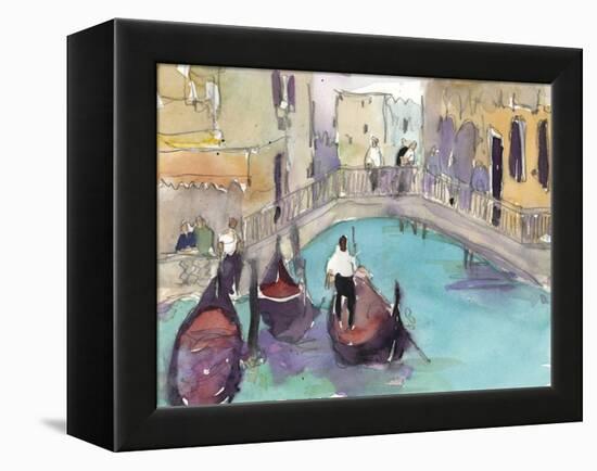 Venice Plein Air V-Samuel Dixon-Framed Stretched Canvas