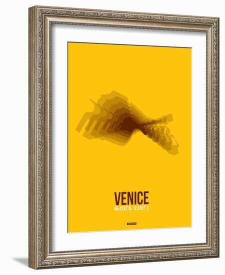 Venice Radiant Map 4-NaxArt-Framed Art Print