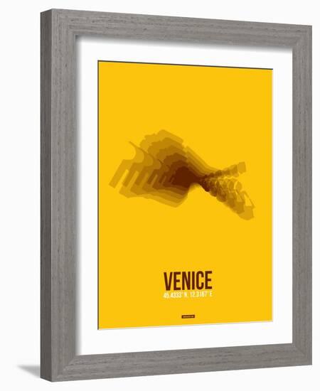 Venice Radiant Map 4-NaxArt-Framed Art Print