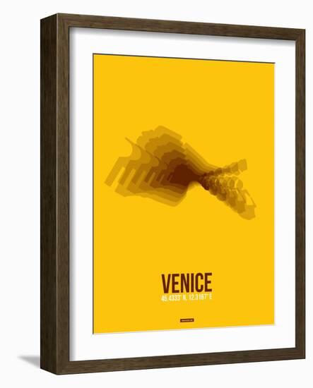 Venice Radiant Map 4-NaxArt-Framed Art Print