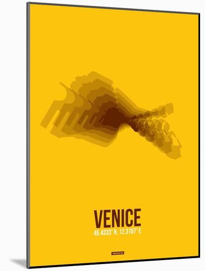 Venice Radiant Map 4-NaxArt-Mounted Art Print