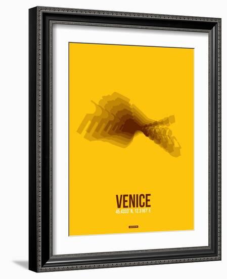 Venice Radiant Map 4-NaxArt-Framed Art Print