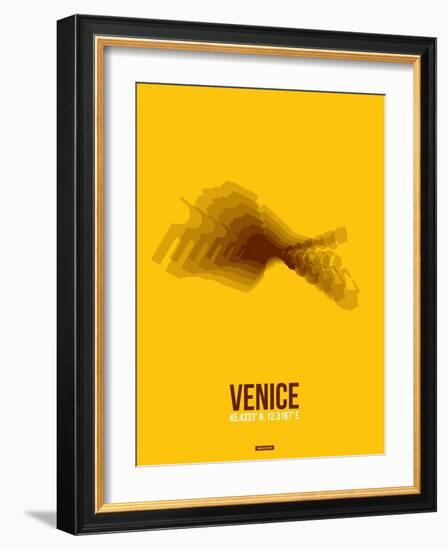 Venice Radiant Map 4-NaxArt-Framed Art Print