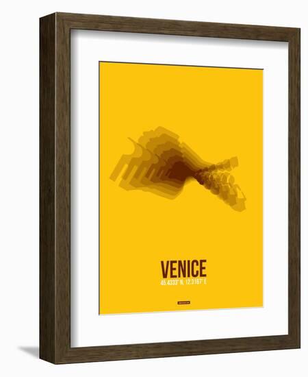 Venice Radiant Map 4-NaxArt-Framed Art Print