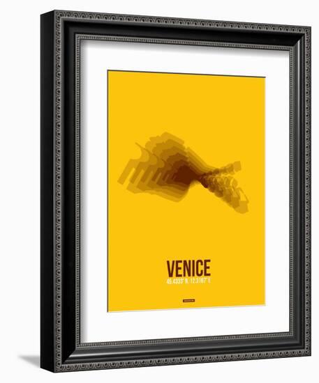 Venice Radiant Map 4-NaxArt-Framed Art Print