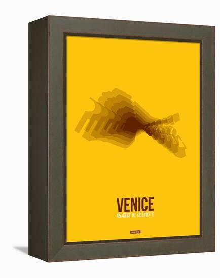 Venice Radiant Map 4-NaxArt-Framed Stretched Canvas