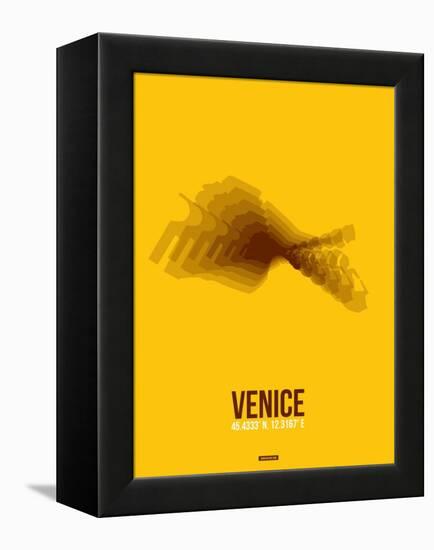 Venice Radiant Map 4-NaxArt-Framed Stretched Canvas