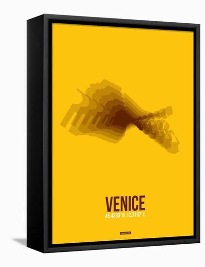 Venice Radiant Map 4-NaxArt-Framed Stretched Canvas