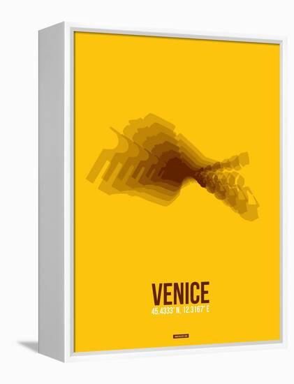 Venice Radiant Map 4-NaxArt-Framed Stretched Canvas